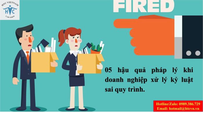 05 hậu quả pháp lý khi doanh nghiệp xử lý kỷ luật sai quy trình